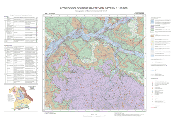 Produktbild 1 für den Artikel: Hydrogeologische Karte 1:50 000 L5932 Lichtenfels