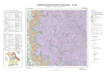 Produktbild 1 für den Artikel: Hydrogeologische Karte 1:50 000 L6132 Schesslitz