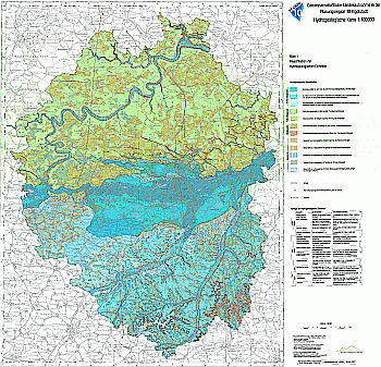 Produktbild 1 für den Artikel: Hydrogeologische Karte 1:100 000 Planungsregion 10 Ingolstadt