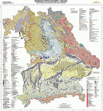 Produktbild 1 für den Artikel: Multimedia-CD 1:500 000 Bodenschätze in Bayern