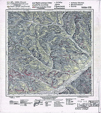 Produktbild 1 für den Artikel: Geologische Manuskriptkarte 1:25 000 618 Velden