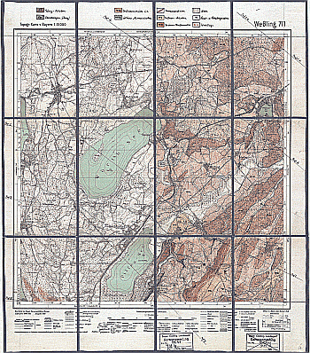 Produktbild 1 für den Artikel: Geologische Manuskriptkarte 1:25 000 711 Wessling