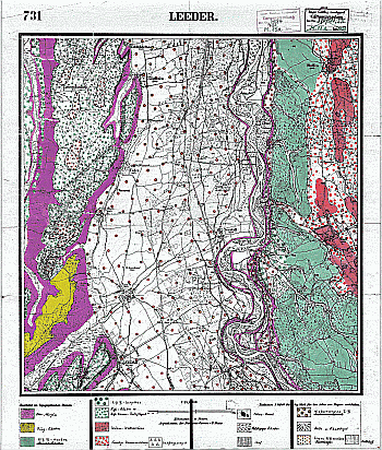 Produktbild 1 für den Artikel: Geologische Manuskriptkarte 1:25 000 731 Leeder