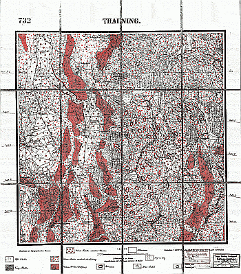 Produktbild 1 für den Artikel: Geologische Manuskriptkarte 1:25 000 732 Thaining