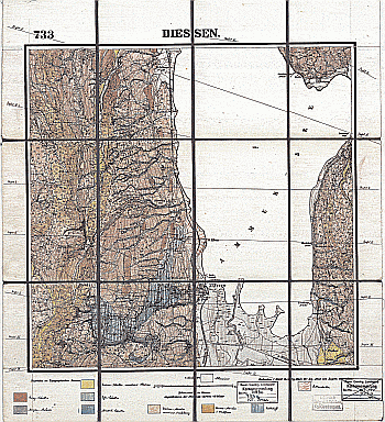 Produktbild 1 für den Artikel: Geologische Manuskriptkarte 1:25 000 733 Dießen