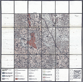 Produktbild 1 für den Artikel: Geologische Manuskriptkarte 1:25 000 740 Aßling