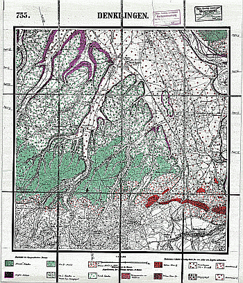 Produktbild 1 für den Artikel: Geologische Manuskriptkarte 1:25 000 755 Denklingen