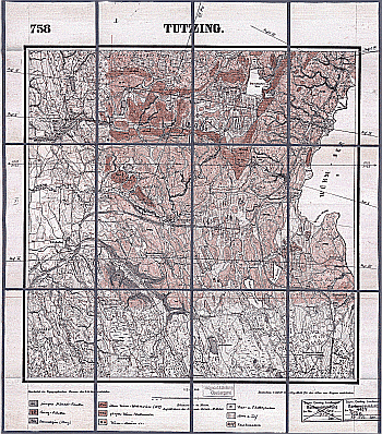 Produktbild 1 für den Artikel: Geologische Manuskriptkarte 1:25 000 758 Tutzing