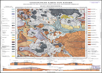 Produktbild 1 für den Artikel: Historische Geologische Karte 1:25 000 5626 Bischofsheim (alte Nummer 11)