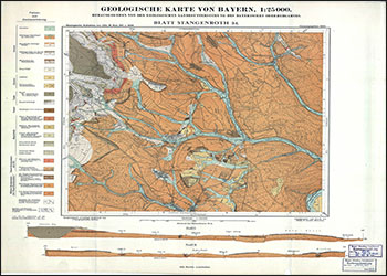 Produktbild 1 für den Artikel: Historische Geologische Karte 1:25 000 5626 Stangenroth (alte Nummer 24)