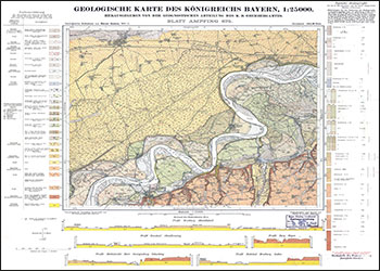 Produktbild 1 für den Artikel: Historische Geologische Karte 1:25 000 675 Ampfing