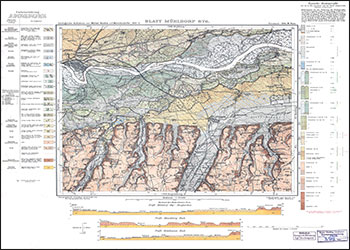 Produktbild 1 für den Artikel: Historische Geologische Karte 1:25 000 7741 Mühldorf (alte Nummer 676)