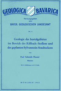 Produktbild 1 für den Artikel: Geologica Bavarica Band 4: Geologie des Isartalgebietes im Bereich des Rißbach-Stollens und des geplanten Sylvenstein-Staubeckens.