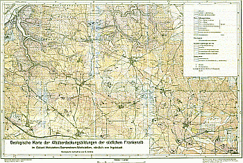 Produktbild 1 für den Artikel: Geologica Bavarica mit Geologischer Sonderkarte Band 7: Die Landschaftsentwicklung der südlichen Frankenalb im Gebiet Hofstetten-Gaimersheim-Wettstetten nördlich von Ingolstadt.