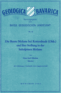 Produktbild 1 für den Artikel: Geologica Bavarica Band 12: Die Bunte Molasse bei Rottenbuch (Obb.) und ihre Stellung in der subalpinen Molasse.