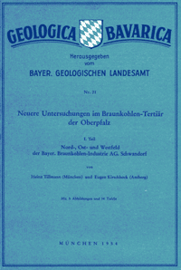 Produktbild 1 für den Artikel: Geologica Bavarica Band 21: Neuere Untersuchungen im Braunkohlen-Tertiär der Oberpfalz. 1. Teil: Nord-, Ost- u. Westfeld der Bayer. Braunkohlen-Industrie AG Schwandorf.