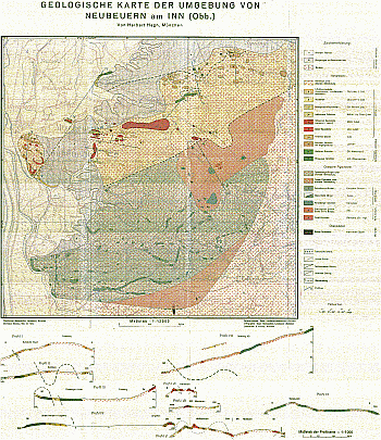 Produktbild 1 für den Artikel: Geologica Bavarica mit Geologischer Sonderkarte Band 22: Geologisch-paläontologische Untersuchungen im Helvetikum und Flysch des Gebietes von Neubeuern am Inn (Oberbayern).