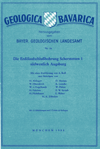 Produktbild 1 für den Artikel: Geologica Bavarica Band 24: Die Erdölaufschlußbohrung Scherstetten 1 südwestlich Augsburg.