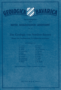 Produktbild 1 für den Artikel: Geologica Bavarica Band 53: Zur Geologie von Nordost-Bayern.