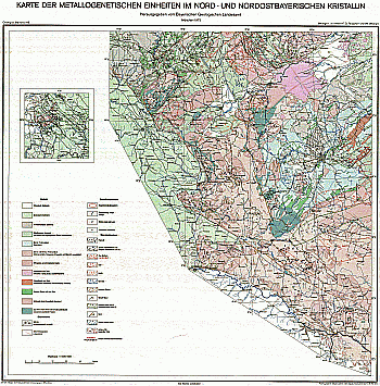 Produktbild 1 für den Artikel: Geologica Bavarica mit Rohstoff-Sonderkarte Band 65: Zur Lagerstättenkunde Nordbayerns.