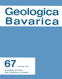 Produktbild 1 für den Artikel: Geologica Bavarica Band 67: Zur Geologie von Nordbayern.