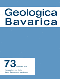 Produktbild 1 für den Artikel: Geologica Bavarica Band 73: Die oberbayerische Pechkohle.