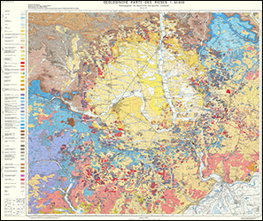 Produktbild 1 für den Artikel: Geologica Bavarica mit Geologischer Sonderkarte Band 76: Erläuterungen zur geologischen Karte des Rieses 1 : 50 000.