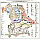 Detailansicht zu Geologica Bavarica mit Rohstoffkarte Band 86: Oberflächennahe mineralische Rohstoffe von Bayern. Lagerstätten und Hauptverbreitungsgebiete der Steine und Erden.