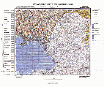 Produktbild 1 für den Artikel: Geologica Bavarica mit Geol. Karte Band 90: Geologie im östlichen Bodenseegebiet (Kartenblätter 8423 Kressbronn am Bodensee und 8424 Lindau, Bodensee).