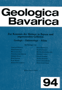 Produktbild 1 für den Artikel: Geologica Bavarica Band 94: Zur Kenntnis der Molasse in Bayern und angrenzenden Gebieten. Geologie, Paläontologie, Klima.