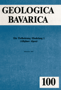 Produktbild 1 für den Artikel: Geologica Bavarica Band 100: Die Tiefbohrung Hindelang 1 (Allgäuer Alpen).