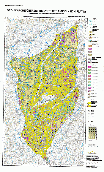 Produktbild 1 für den Artikel: Geologica Bavarica mit Geol. Karte Band 106: Bohrungen im Molassebecken und Beitraege zur Quartaerstratigraphie Suedbayerns