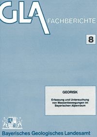 Produktbild 1 für den Artikel: Fachbericht Band 8: GEORISK - Erfassung und Untersuchung von Massenbewegungen im Bayerischen Alpenraum.