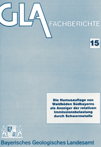 Produktbild 1 für den Artikel: Fachbericht Band 15: Humusauflage v. Waldböden Südbayerns.