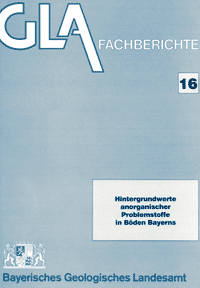 Produktbild 1 für den Artikel: Fachbericht Band 16: Hintergrundwerte anorganischer Problemstoffe.