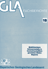 Produktbild 1 für den Artikel: Fachbericht Band 18: Mobilisierbare Schwermetalle in forstwirtschaftlich genutzten Böden.