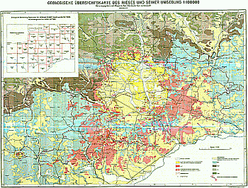 Produktbild 1 für den Artikel: Sonderband mit Geol. Übersichtskarte 1:100 000 Exkursionsführer Ries