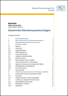 Dezentrale Kleinkompostieranlagen