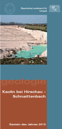 Detailansicht zu Kaolin bei Hirschau-Schnaittenbach - Gestein des Jahres 2013