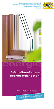 3-Scheiben-Fenster sparen Heizkosten! - Klima schützen - Kosten senken