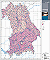 Detailansicht zu Mittlere jährliche reale Verdunstung in Bayern; Periode 1971-2000 - Karten zur Wasserwirtschaft 1 : 500 000