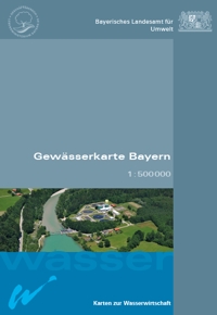 Detailansicht zu Gewässerkarte Bayern - Karten zur Wasserwirtschaft 1 : 500 000