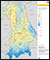 Detailansicht zu Average Annual Discharge in Bavaria 1981-2010 - Maps of Water Management 1 : 1 250 000