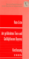 Detailansicht zu Rote Liste der gefährdeten Tiere und Gefäßpflanzen Bayerns - Kurzfassung