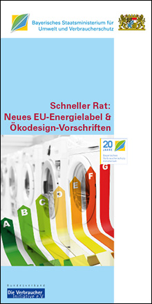 Link zur Publikation Schneller Rat - Neues EU-Energielabel und Ökodesign-Vorschriften